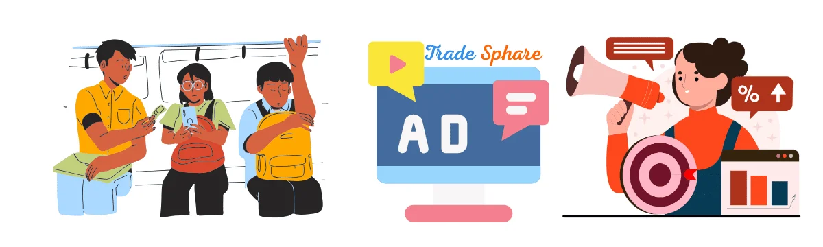 الكلمات المفتاحية للإعلان في سوريا ومنصة Trade Sphare