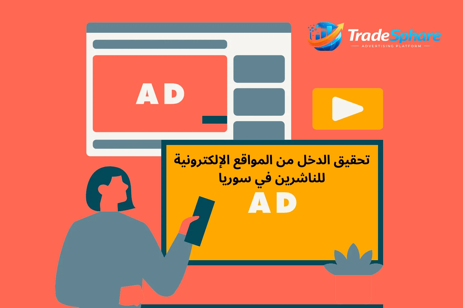 تحقيق الدخل من المواقع الإلكترونية للناشرين في سوريا
